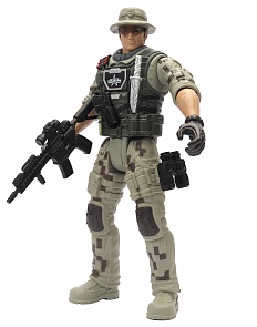 Фигурка солдата – Стрелок, 30 см., функция записи голоса (Chap Mei, 545056)